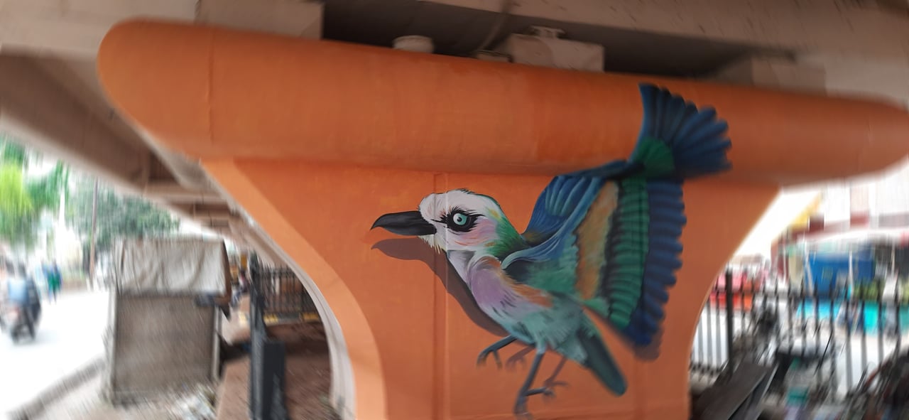 Street art worked under GHMC
