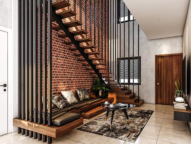 Rustic Duplex House