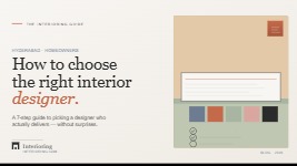 comparing interior designers in Hyderabad checklist